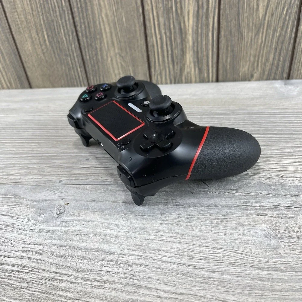 Wireless Game Controller for Sony PS4(Red)- Black Excellent Tested Working